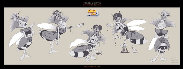 maya the bee2 character design