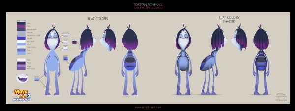 maya the bee2 character design
