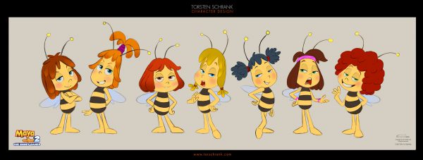 maya the bee2 character design