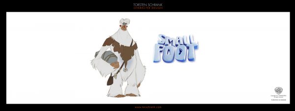 smallfoot character design work