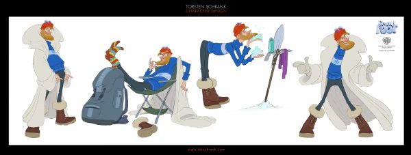 smallfoot character design work