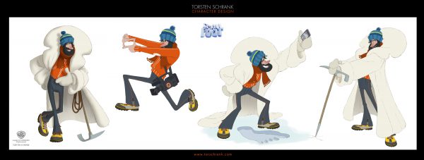 smallfoot character design work