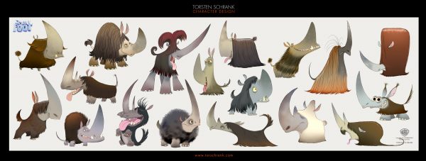 smallfoot character design work