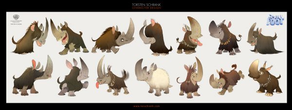 smallfoot character design work