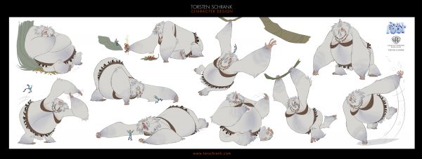 smallfoot character design work