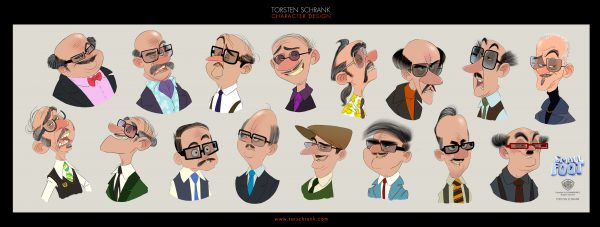 smallfoot character design work