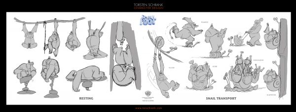 smallfoot character design work