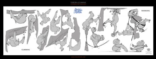 smallfoot character design work