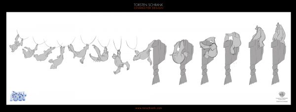 smallfoot character design work
