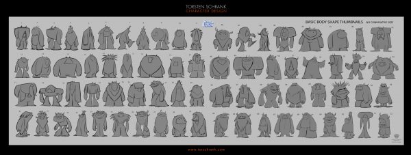 smallfoot character design work