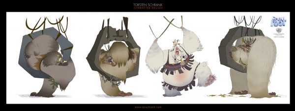 smallfoot character design work