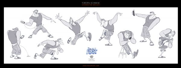 smallfoot character design work