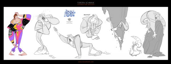 smallfoot character design work
