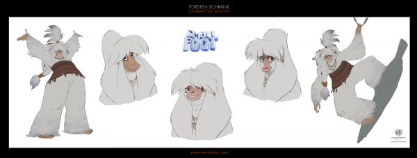 smallfoot character design work