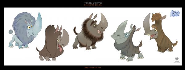 smallfoot character design work