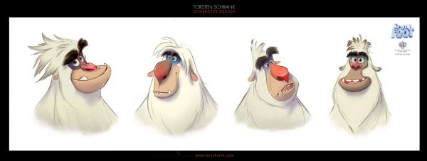 smallfoot character design work