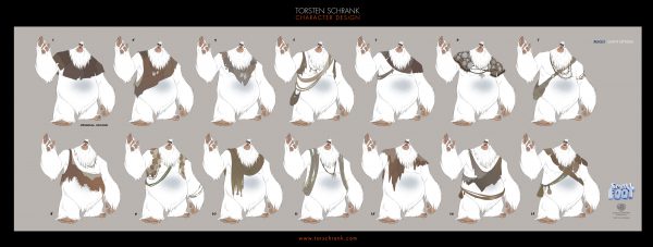 smallfoot character design work