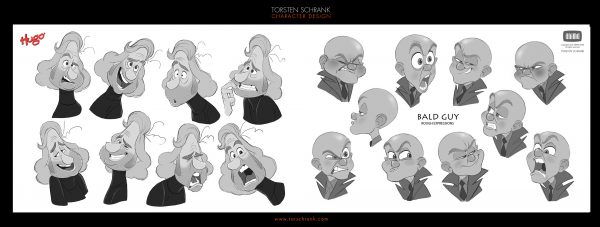 hugo film character design