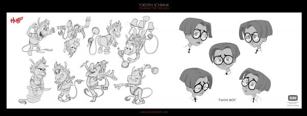 hugo film character design