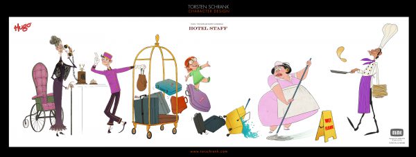 hugo film character design