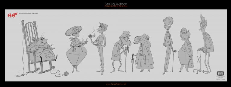 Torsten Schrank - Character Design for Hugo Animated Film