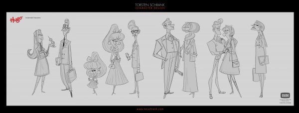 hugo film character design