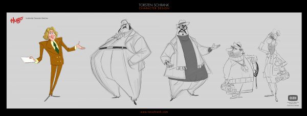 hugo film character design