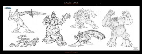 Equipo Actimel ad campaign. Character Design by Torsten Schrank