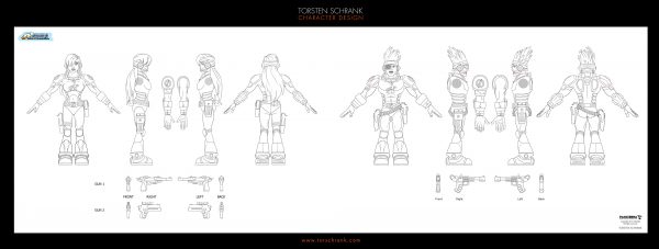 Equipo Actimel ad campaign. Character Design by Torsten Schrank