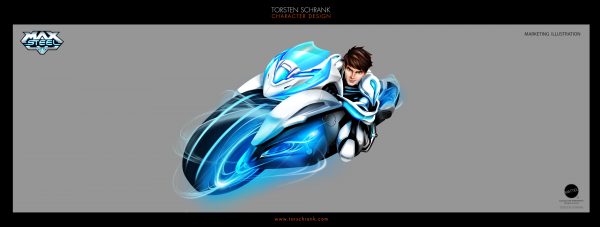 Max Steel TV-Series. Marketing Illustration by Torsten Schrank