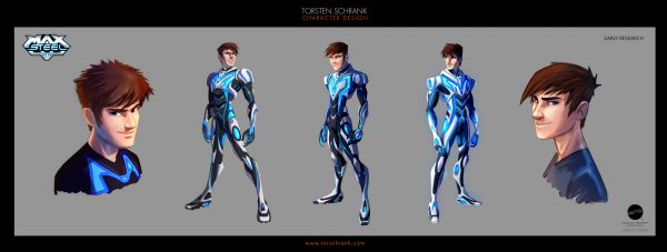 Max Steel TV-Series. Character design by Torsten Schrank