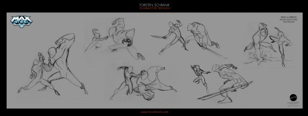 Max Steel TV-Series. Character exploration by Torsten Schrank