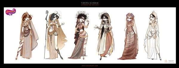 Sherazade TV-Series. Character design by Torsten Schrank