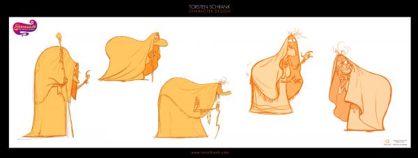 Sherazade TV-Series. Character design by Torsten Schrank