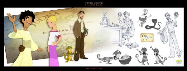 Chi Rho TV-Series. Character Design by Torsten Schrank