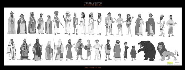 Chi Rho TV-Series. Character Design by Torsten Schrank